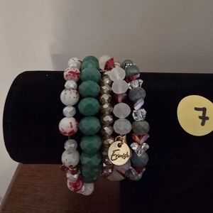 Erimish Multicolor Beaded Bracelet Set